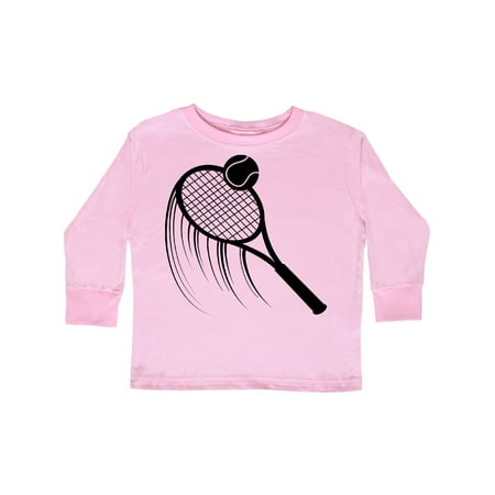 

Inktastic Swinging Tennis Racket Gift Toddler Boy or Toddler Girl Long Sleeve T-Shirt