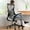 Gray, variant on Dovelina Ergonomic Office Chair, Comfort Home Office Task Chair,  Flip-up Arms and Adjustable Height, Black