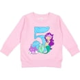 thumbnail image 2 of Inktastic Fifth Birthday Mermaid Toddler Sweatshirt, 2 of 4
