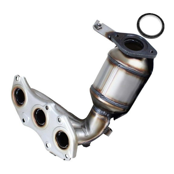 Stainless Steel Exhaust Passenger-Side Manifold Catalytic Fits 2007–2017 Toyota Camry, 2009–2015 Venza & 2005-2018 Avalon 3.5L - Direct Fit