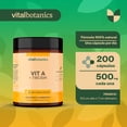 thumbnail image 4 of Vitamina A VITALBOTANICS Suplemento alimenticio 200 cápsulas RTN_VTMNA_200, 4 of 7