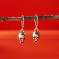 thumbnail image 6 of Yoyauz Acrylic Halloween Earrings Silver Black Skull Pendant Women's Earrings Fun Cute Ghost Halloween Holiday Costume Jewelry, 6 of 6