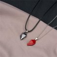 thumbnail image 6 of 1Pair Magnetic Heart Couple Necklace For Best Friend Lovers Wedding Party Jewelry Gift Women Valentine's Day Sweater Neck Chain, 6 of 8
