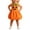 Orange, variant on YUNLIUU Toddler Girl Pumpkin Dress Sleeveless Pumpkin Outfit Kids Dress up Halloween,1-2 Years,Orange