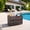 45x24x30 Inch, variant on BouPower Poolside Rattan Storage Organizer, Outdoor Pool Float Storage Bin with Wheels and Mesh Sides, 150 Lb Capacity Holder for Noodles, Toys, Balls and Equipment