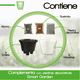 thumbnail image 3 of Kit 3 Maceta Autorregable Smart Garden OC1009 Blanco Mate, 3 of 5