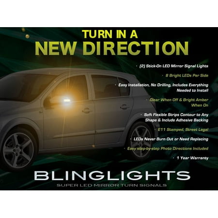 Astra Light Table Vauxhall Astra LED Side Mirror Turnsignals Lights LEDs Turn Signals Lamps Mirrors Light Signalers ()