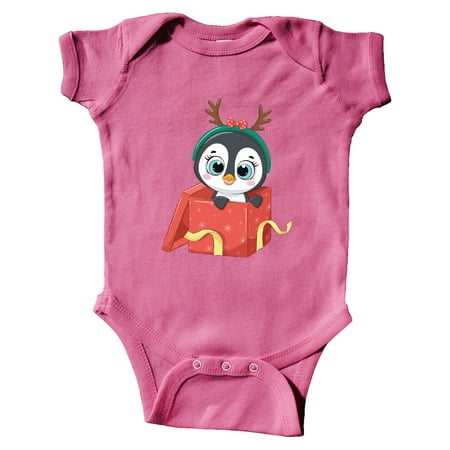 

Inktastic Christmas Penguin Gift Baby Boy or Baby Girl Bodysuit