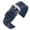 Blue, variant on Nylon Rubber Bottom Watch Straps Canvas Men Watch Band Breathable Waterproof Replacement Bands 20mm 22mm