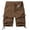 Brown, variant on Youmylove Stylish Mens Shorts Men's Plus Size Cargo Shorts Summer Outdoor Sports 5 Pocket Mid Length Shorts For Hiking And Work Summer Tactical Pants