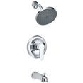 thumbnail image 1 of Designers Impressions 685755 Robinet de Douche Combo en Chrome Poli - Design à Poignée Unique - Convertible, 1 of 4