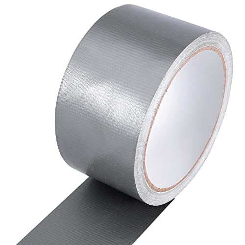 Ruban Adhésif Argenté - 2 Pouces x 10 Yards, Ruban Adhésif Robuste, Imperméable, Résistant, Sans Résidus, Blocage UV, Lot de 1 Argent 2 Po*10 Yards Argent 2 Po*10 Yards