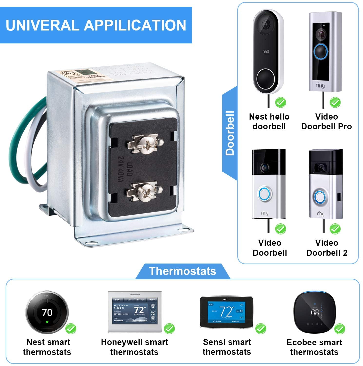 Door Chimes & Bells Tools & Home Improvement Nest Ecobee Thermostat