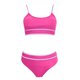thumbnail image 3 of WILLBEST Traje de Baño Dama conjuntos de Bikini de Cintura Alta para Mujer Traje de Baño deportivo de Dos Piezas Trajes de Baño de Corte Alto con Bloques de Color, 3 of 4