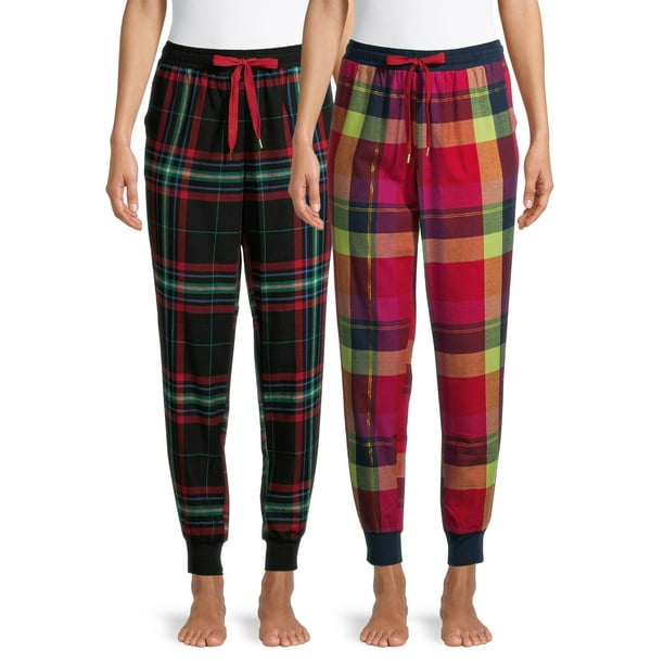 flannel pajama joggers