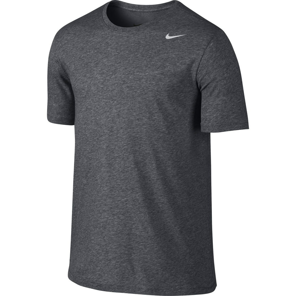 Nike - Men's Nike Dry Training T Shirt Carbon Heather/White - Walmart ...