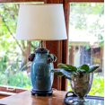 thumbnail image 2 of Slant Modified Empire Hardback Lampshade with Washer Fitter, Egg, 2 of 2