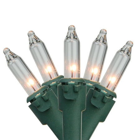 Lucky Seven Christmas Lights Northlight 35ct Mini Decorative Christmas Lights Clear - 7' Green Wire ()