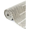 thumbnail image 6 of Unique Loom Outdoor Modern Collection Area Rug - Tambor (10' Square Gray/Ivory), 6 of 10