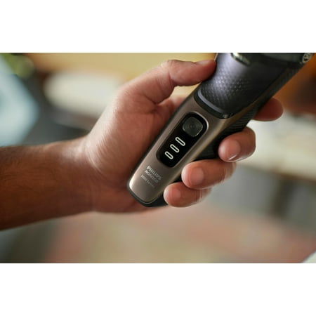 Philips Norelco CareTouch, Rechargeable Wet/Dry Electric Shaver with Pop-Up Trimmer - Ash Gold