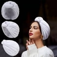 thumbnail image 4 of RUIG Woman Headscarf Cap Cotton Headband African Turban For Ladies Caps Headpiece, 4 of 6
