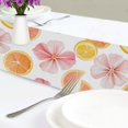 thumbnail image 4 of Yayeee Table Runner 90 inches Long Home Kitchen Dinning Party Decoration, Floral Orange, 4 of 7