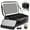 Black, variant on Upgraded Large Travel Makeup Bag with LED Mirror, 15" Professional Cosmetic  with 3 Color Modes Dimming Light
