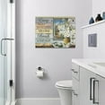 thumbnail image 3 of Rustic Floral Bathroom Wall Art Farmhouse Flower Butterfly Pictures Wall Decor Christian Scriptures I Can Only Imagine Canvas Prints Artwork Painting Home Decoration for Kitchen Bedroom Framed 12"x16", 3 of 6