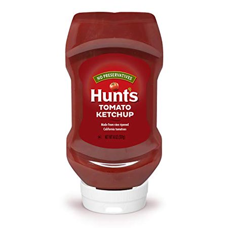 Hunt's Tomato Ketchup Squeeze Bottle, 14 Ounce (Pack of 12)