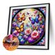 thumbnail image 5 of Pintura de diamante 5D DIY Wdftyju taladro redondo completo vitral mariposa flor 30x30cm, 5 of 9