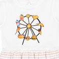 thumbnail image 4 of Inktastic Ferris Wheel with Snacks Girls Toddler Dress, 4 of 5