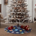 thumbnail image 4 of KLL Christmas Tree Skirt,Party Decorations Farmhouse for Christmas Decorations Holiday Party 30" -Planets And Stars, 4 of 6