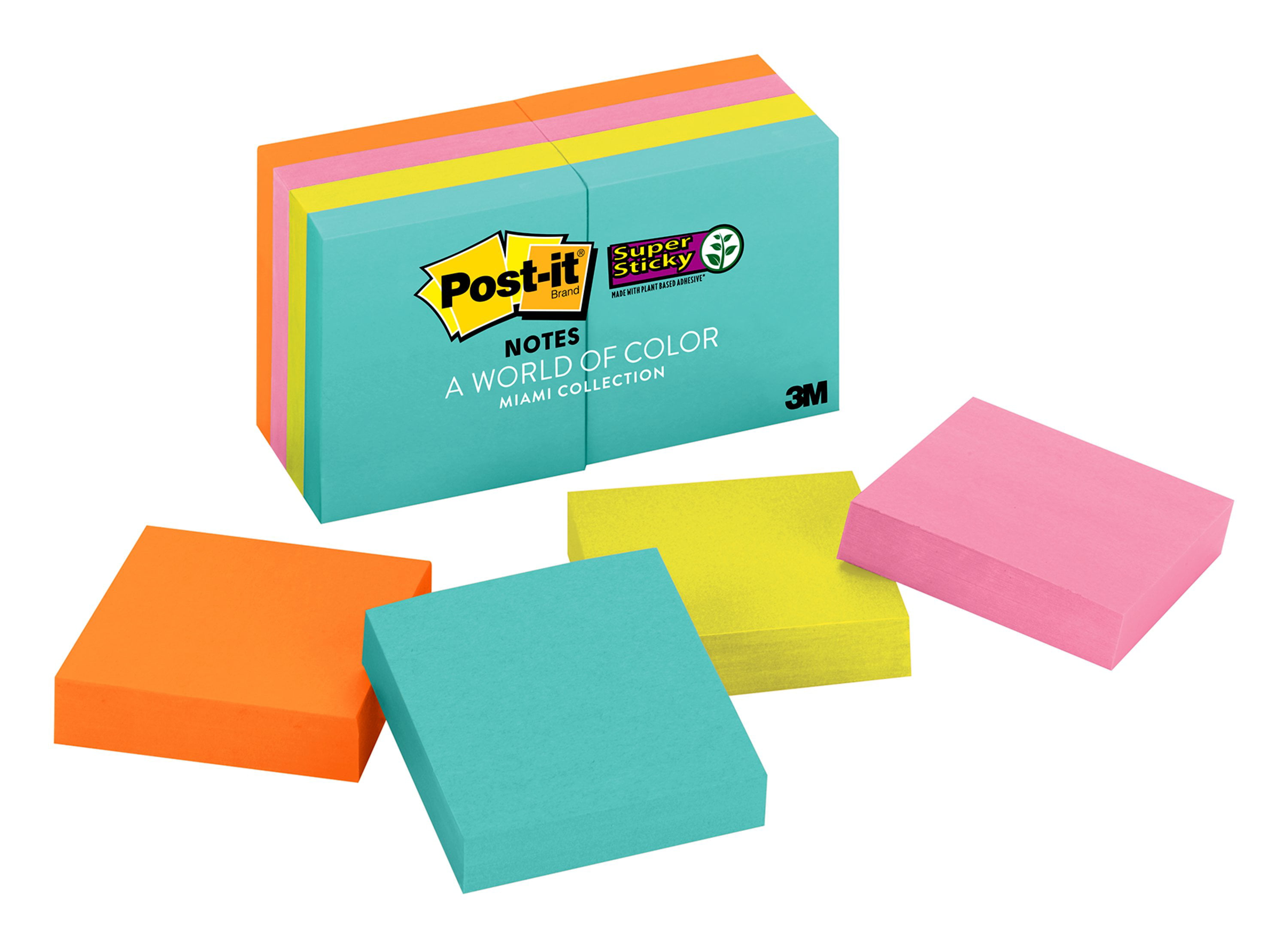 post-it-super-sticky-notes-2-x-2-miami-collection-8-pads-walmart