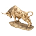thumbnail image 4 of Sculpture de Taureau, Signification Richesse Sculpture Feng Shui Ox pour Bureau pour Maison pour Souvenirs Chinois, 4 of 8