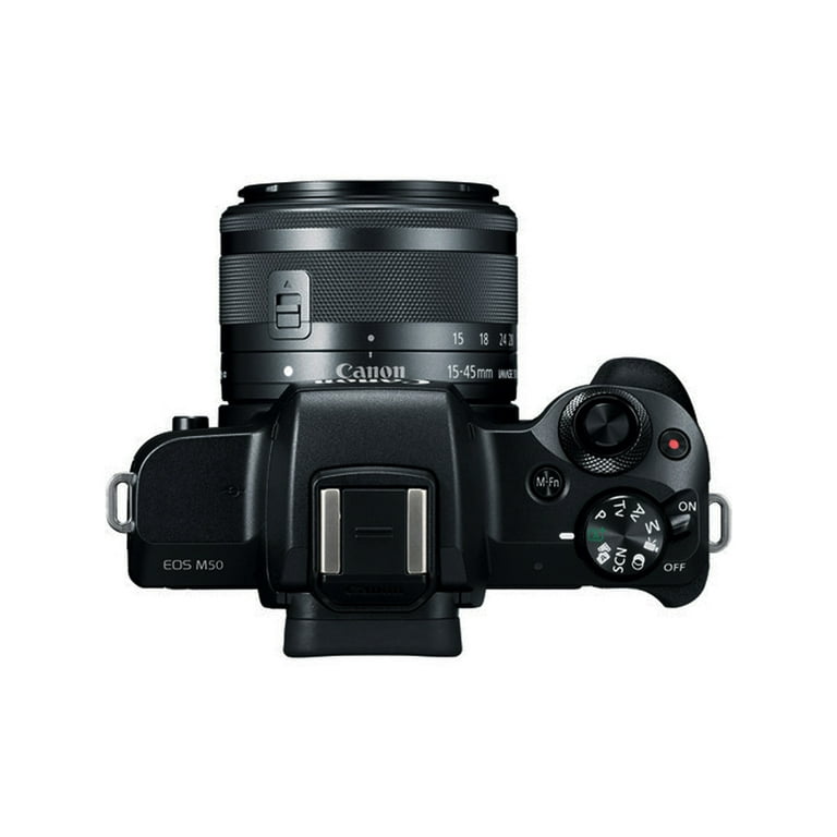 Canon EOS M50 Mirrorless Digital Camera with 15-45mm Lens