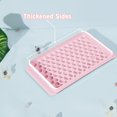 thumbnail image 5 of Ice Cube Tray with Lid and Bin, Ice Trays for Freezer, 3 * 104 PCS Ice Cube Mold, 0.45'' Mini Ice Cube Trays for Mini Fridge Making Ice Balls for Coffee,Juice &Soda(Pink), 5 of 5