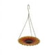 thumbnail image 2 of Bird Feeder Iron Metal Circular Hanging | Window Mount Durable Outdoor Bird Feeding Station | Courtyard Home Decor | Sturdy Weatherproof | 35x21.5x2cm, 2 of 6