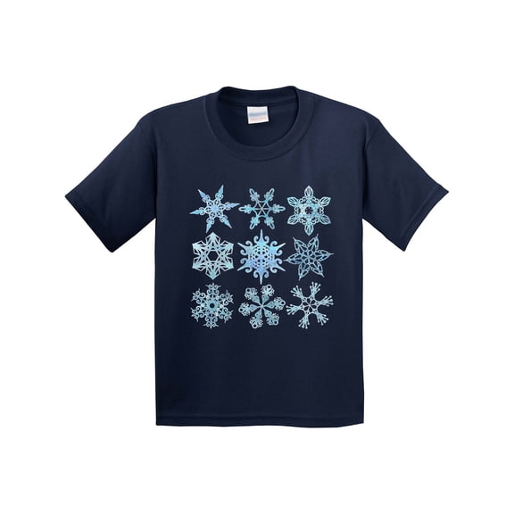 Inktastic Winter Snowflakes Youth T-Shirt