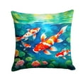 thumbnail image 2 of Koi Fish Throw Pillow 14 in x 14 in, 2 of 2
