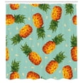 thumbnail image 3 of Ambesonne Retro Shower Curtain, Vintage Beach Summer, 69"Wx84"L, Olive Green Seafoam, 3 of 3