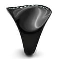 thumbnail image 4 of TK991 - IP Black(Ion Plating) Stainless Steel Ring with Top Grade Crystal  in Sea Blue, 4 of 4