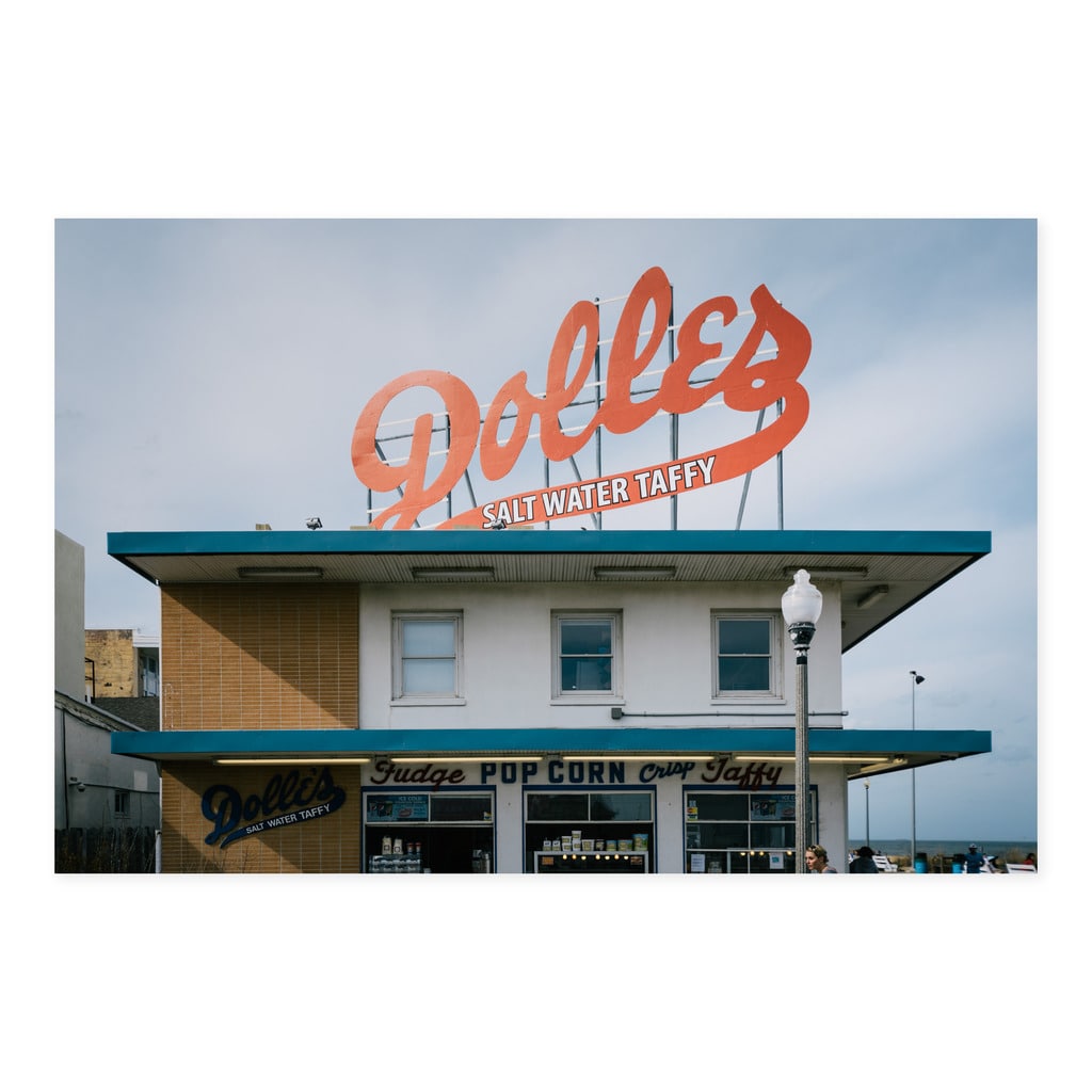 NOIR Gallery Dolles Salt Water Taffy in Rehoboth Beach Metal Wall Art