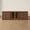 Walnut, variant on CHIC HOUSE 95" Modular TV Stand for 100" TV, 3 Piece Entertainment Center with 2 3-Drawer Dressers & Acrylic Display Cabinet, Walnut