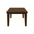 thumbnail image 6 of 6 Pack Contemporary Dining Table Set, 18" Wooden Extendable Leaf Table and PU Fabric Upholstered Chair Bench for Living Room Dining Room Office, Brown, 6 of 9