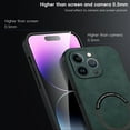 thumbnail image 6 of Allytechgroup Magnetic Phone Case for iPhone 11 Pro Max, PU Leather Compatible with Magsafe Military-Grade Drop Protection iPhone 11 Pro Max Case Phone Bumper Case 2024, Green, 6 of 9