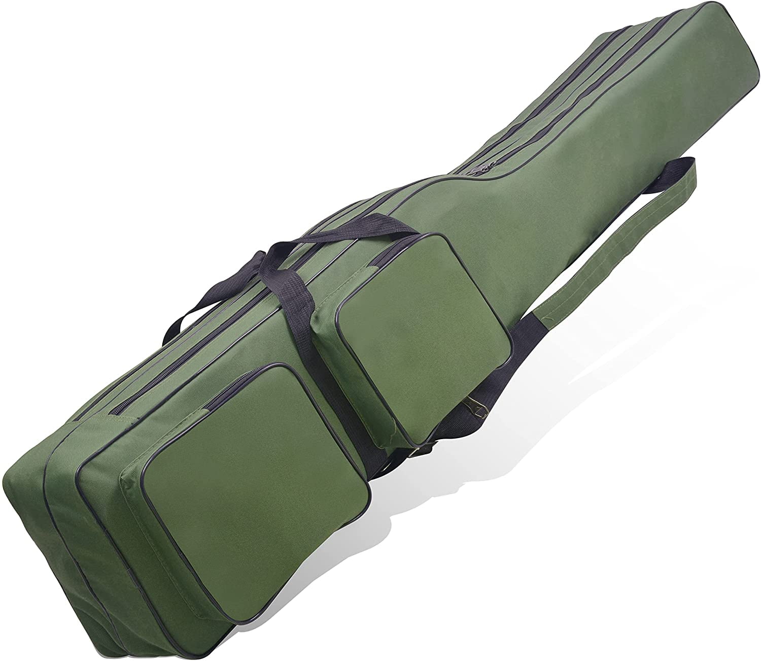 fishing rod bag walmart ReeMoo Fishing Rod Case Portable foldable Fishing Pole Bag Large Capacity Fishing Rods and Tackles Storage Bag Holds 5 Poles : Sports & Outdoors A convenient drawstring closure at the top accommodates additional poles Rod Holder Fishing Backpack Walmart