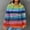 Blue, variant on Cxenplz Womens Waffle Knit Hoodie Oversized Bohemia Fashion Multicolored Sweatshirt Casual Drawstring Pullover Tops with Pockets