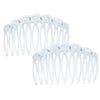 Camila Paris CP51-2 Classic Clear French Hair Side Comb for Women