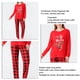 thumbnail image 2 of Christmas Family Set, Elastic Waist Long Sleeves Color Block Christmas Family Sleepwear Set  For Home For Women ANGGREK Estampado Navideño MUJER S, 2 of 6