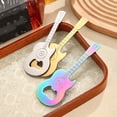 thumbnail image 3 of PPgejGEK Stainless Steel Guitar Shaped Bottle Opener, Metal Beer Cap Remover with Keychain, Novelty Barware Tool for Music Lovers, Portable Party Accessory, 3 of 9